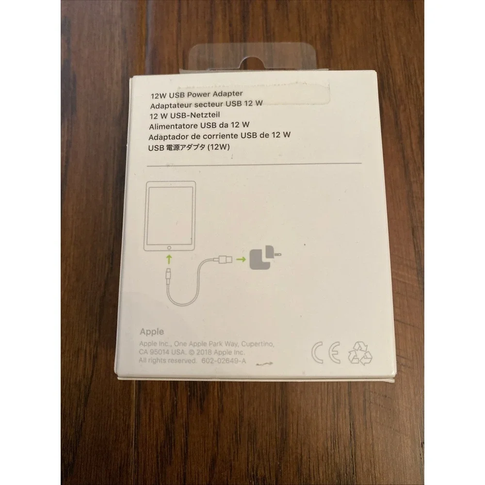 Genuine Apple 12W USB Power Adapter Charger Block  A1401 MD836LL/A‎